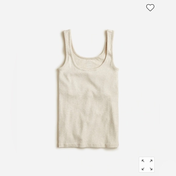 J.Crew perfect-fit shelf-bra tank top in whisper peach - Picture 5 of 5